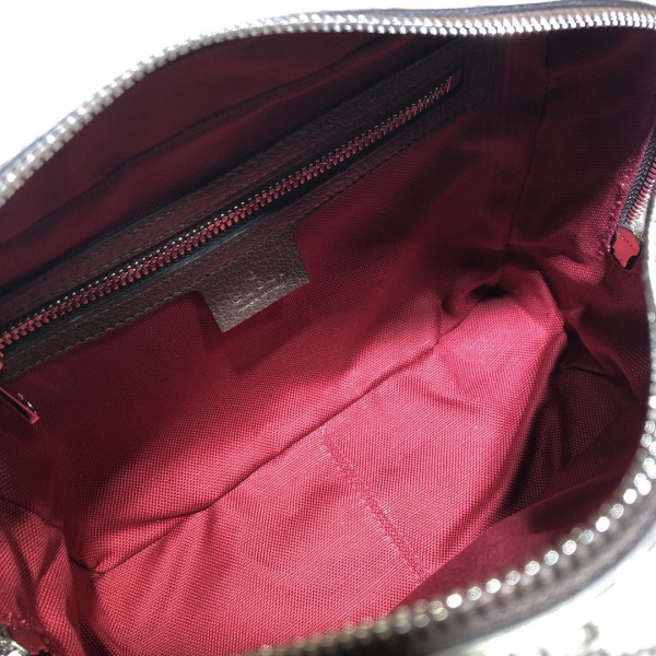 G*u*i gg shoulder bag with leather details