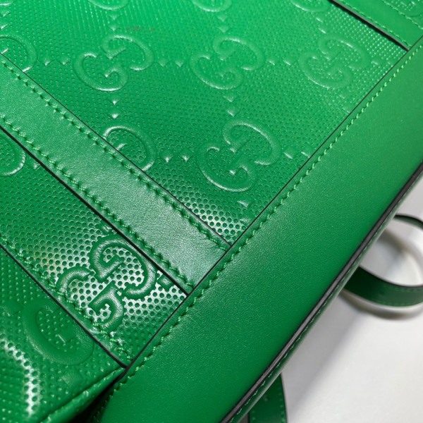 G*u*i gg embossed backpack