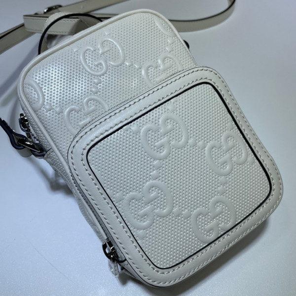 G*u*i gg embossed mini bag