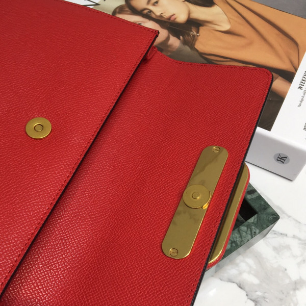 VALENTINO GARAVANI VSLING GRAINY CLUTCH