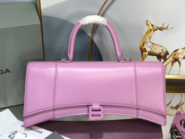 Ba*len*cia*ga  hourglass stretched top handle bag