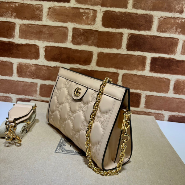 G*u*i gg matelassé leather shoulder bag