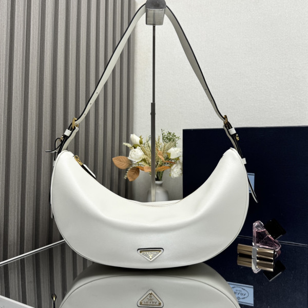 Pra*a demi-lune large shoulder bag-42*19.5*8.5cm