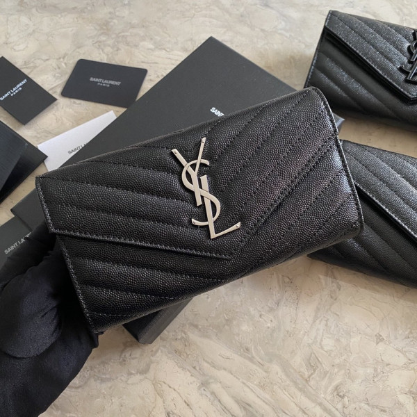Y*L monogram large flap wallet
